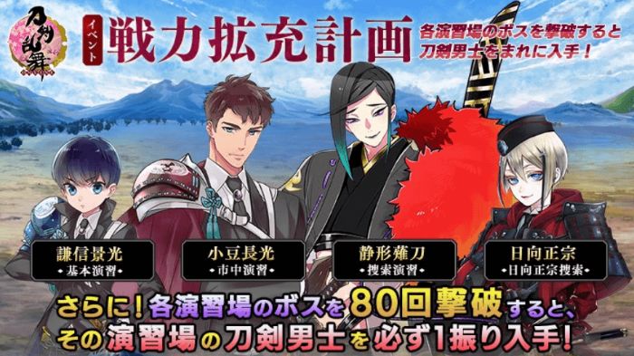 刀剣乱舞 初心者さんにもおすすめ 戦力拡充計画イベントでの周回編成など解説 てくてく日和